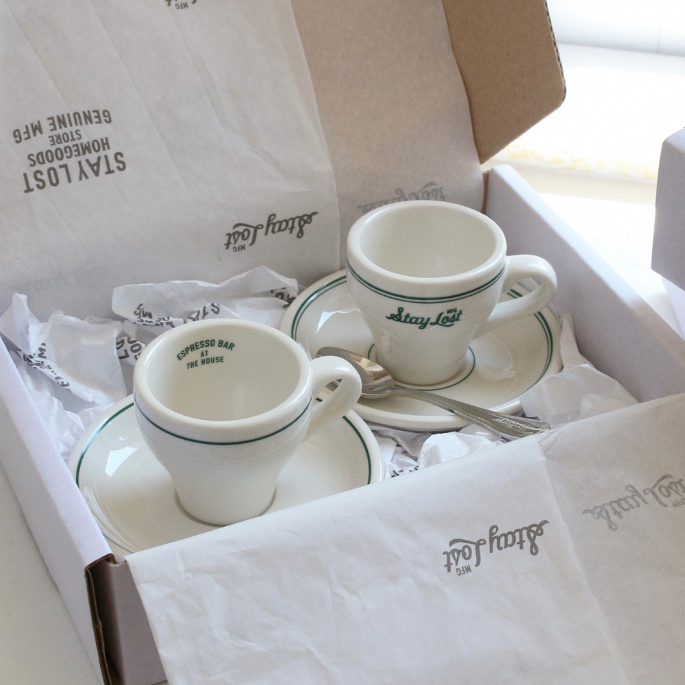 [스테이로스트] 에스프레소잔 선물세트 H.E.B Espresso Cup And Saucer Series